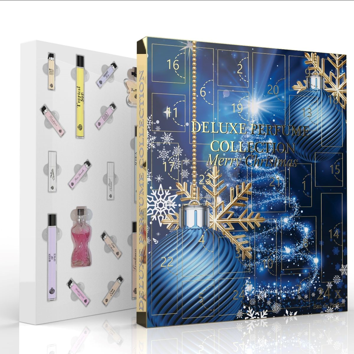 Afbeelding van Luxe Adventskalender Blauw