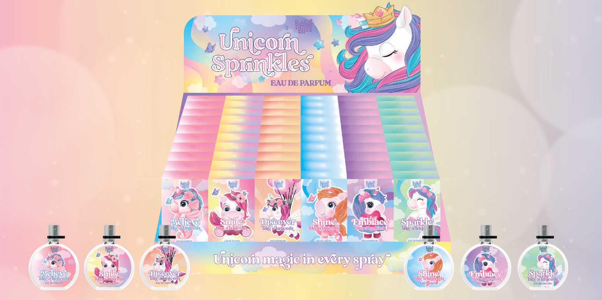 Featured image for “Unicorn Sprinkles display”