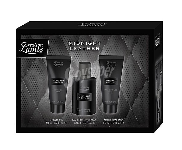 Afbeelding van Giftset Midnight Leather Men 3pcs